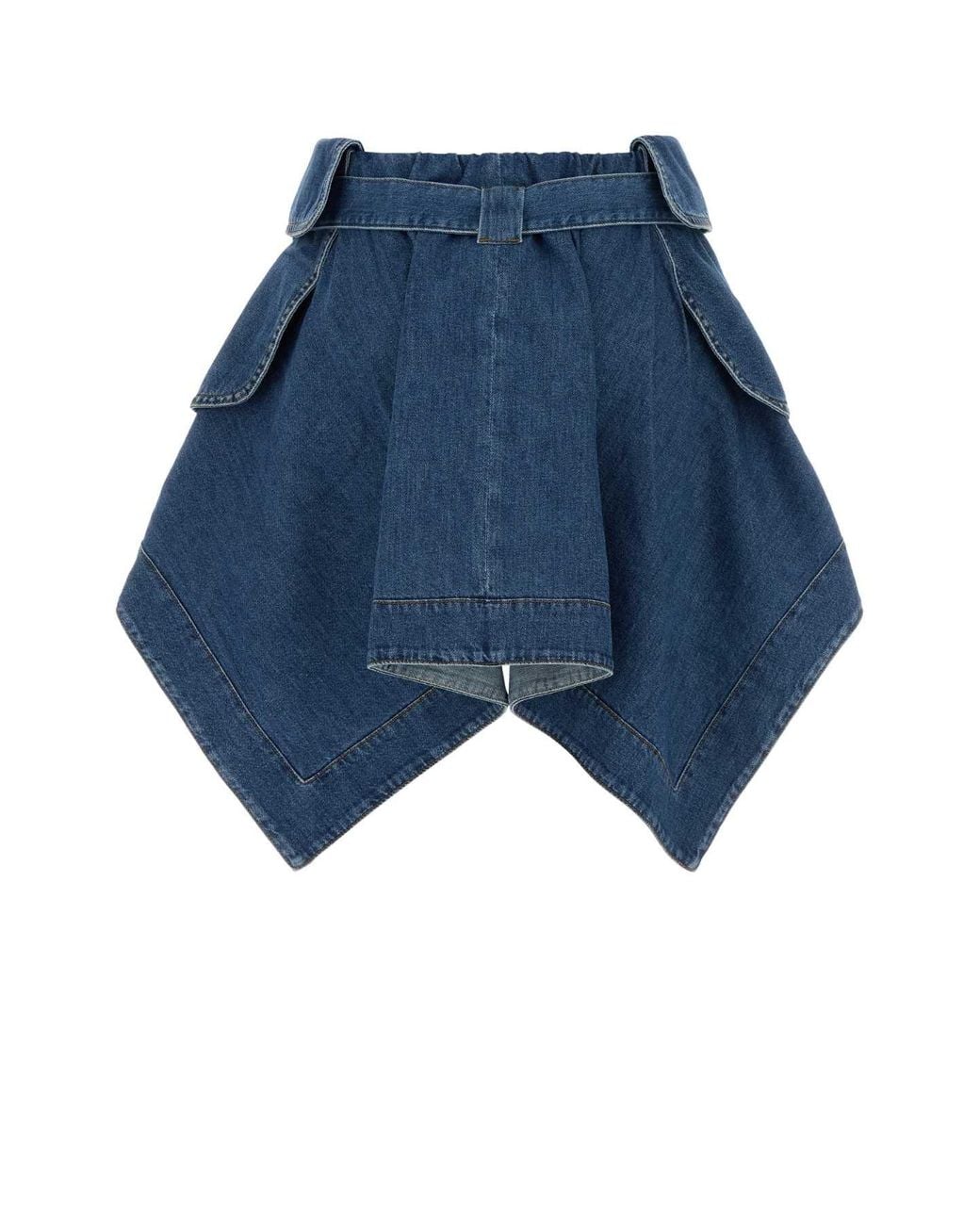 Loewe Blue Denim Skirt