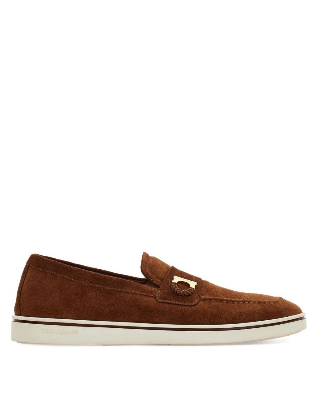 Ferragamo Brown Flat Shoes