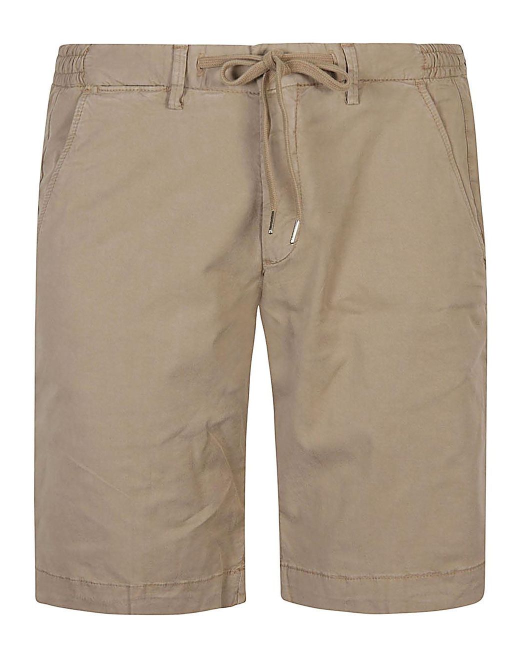 BRIGLIA Natural Draw String Shorts