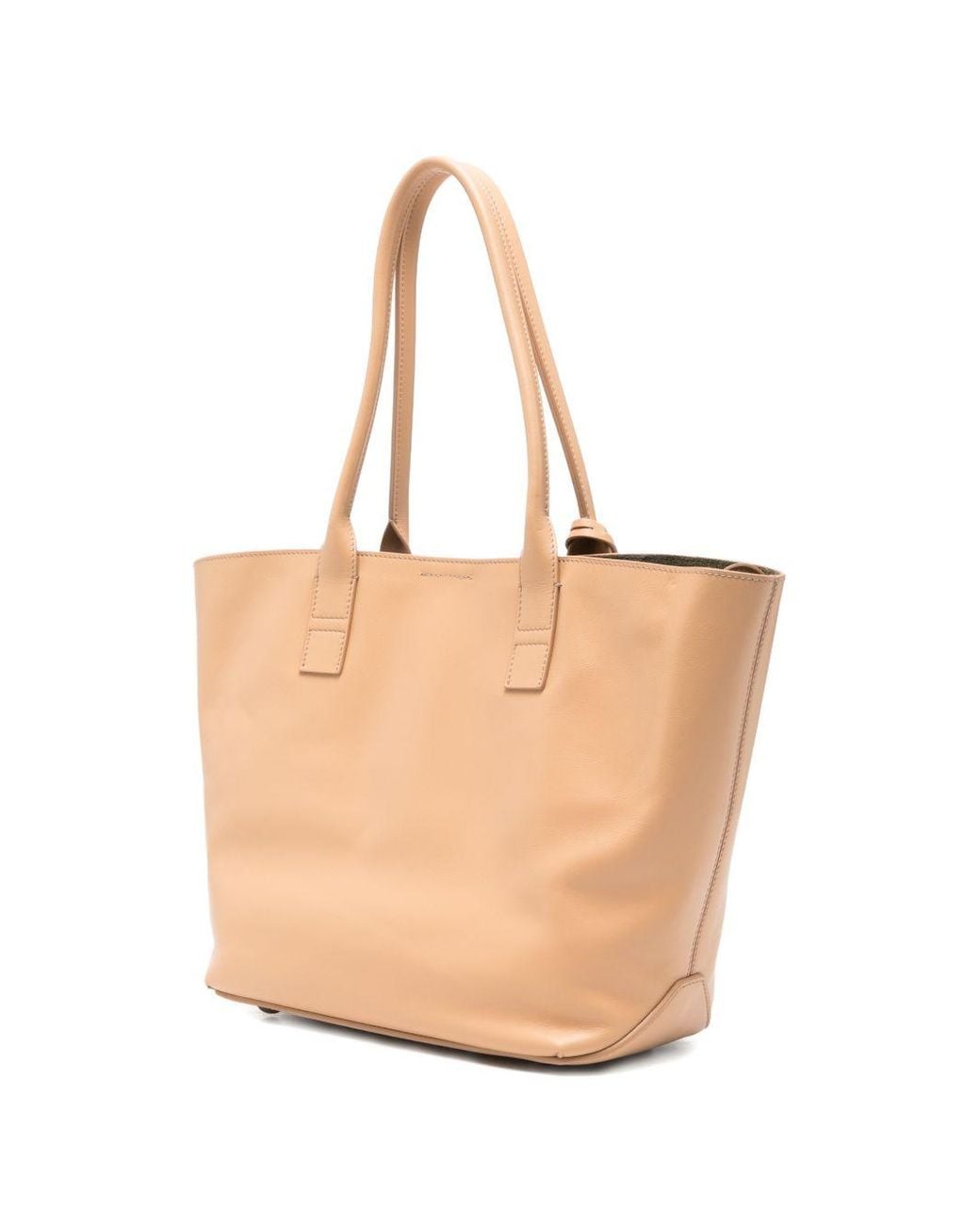 Hogan Natural Small Leather Tote Bag