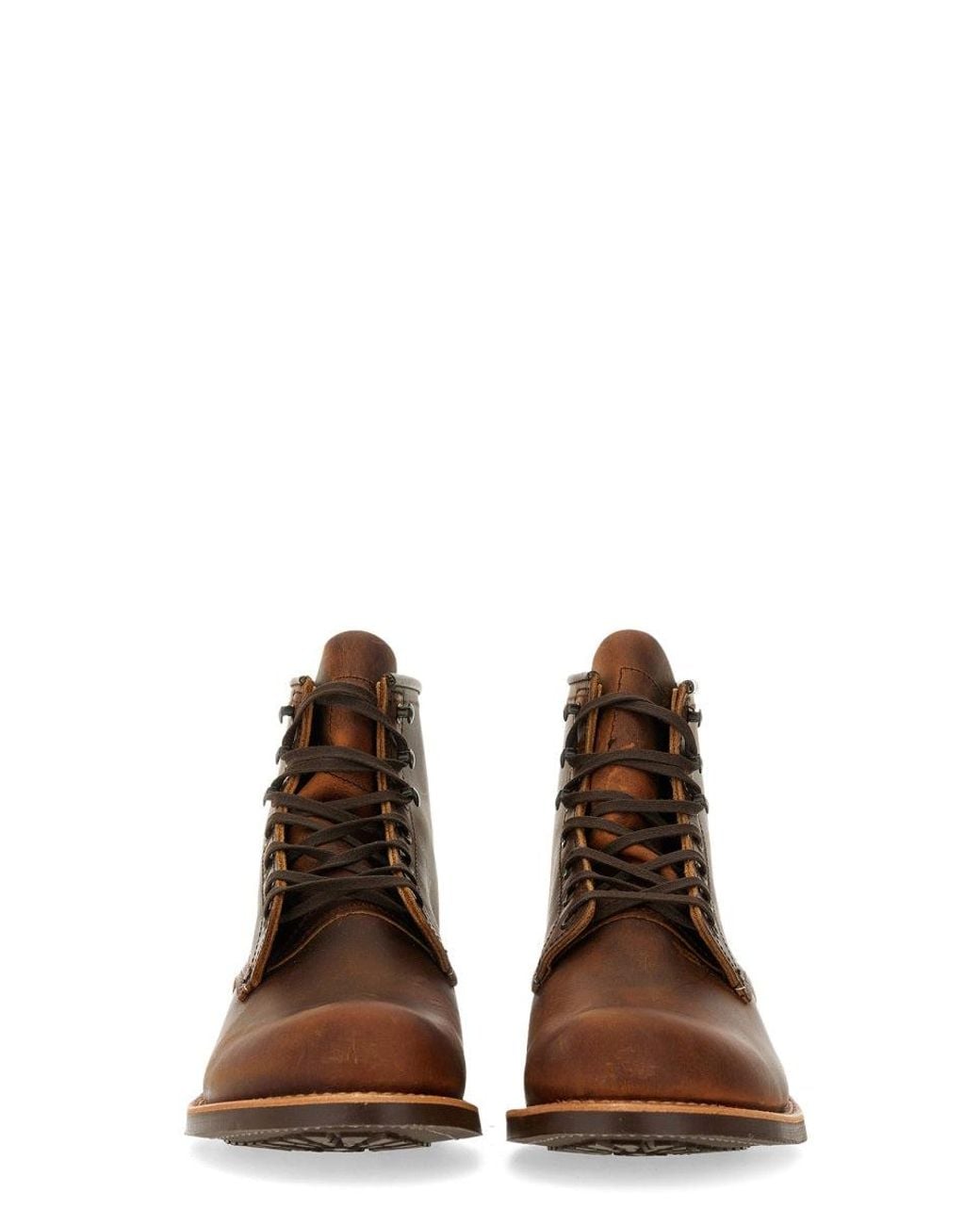 Red Wing Brown Boots Blacksmith Leather for men