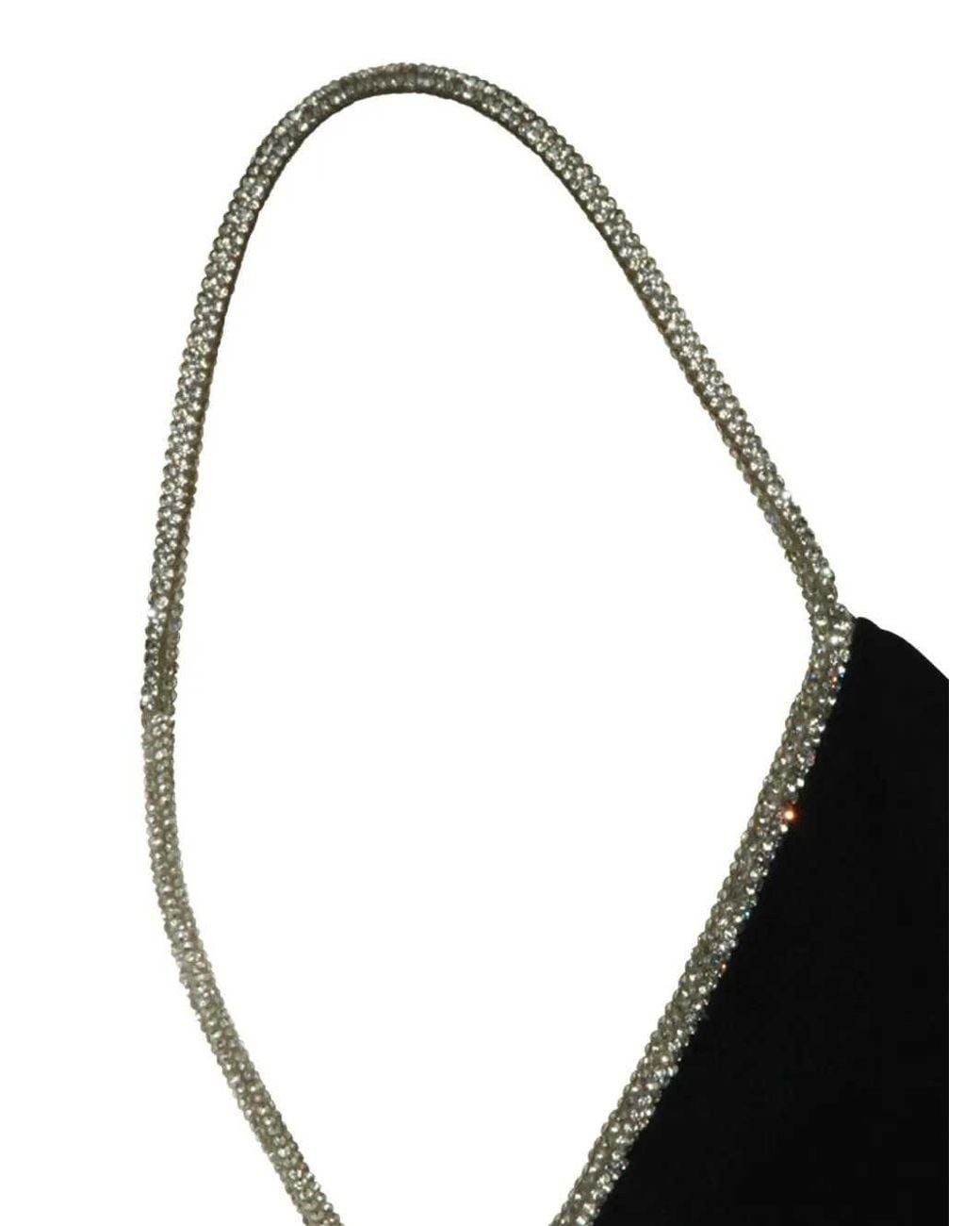 Tom Ford Black Crystal-Embellished Backless Dress