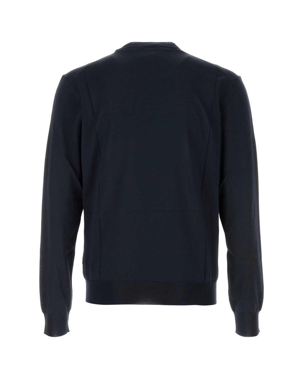 Prada Blue Silk Sweater for men