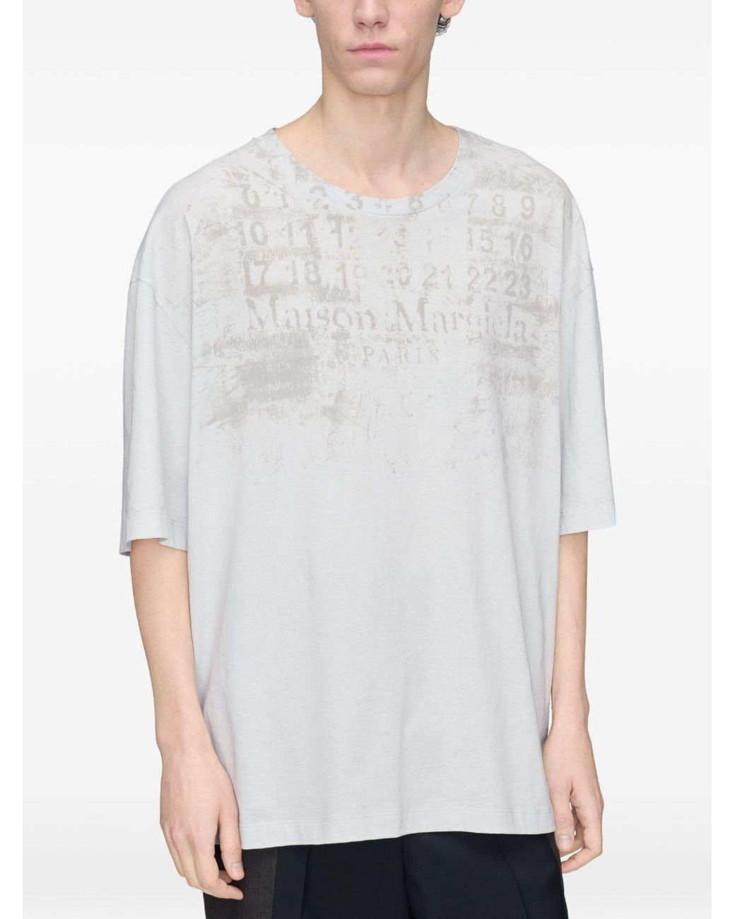 Maison Margiela White Oversized Cotton T Shirt