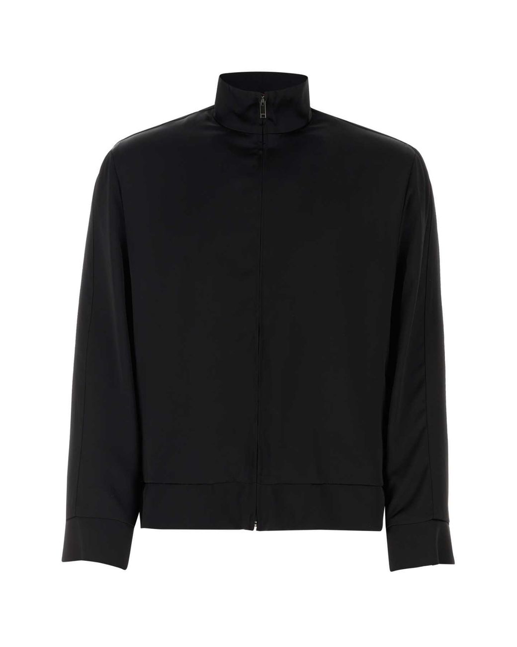 Valentino Garavani Black Satin Sweatshirt for men