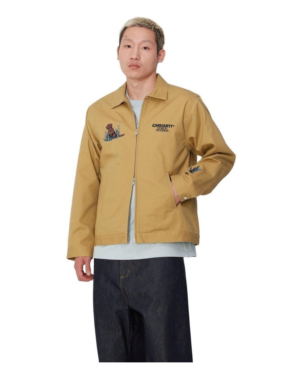 ジャケット・アウター Carhartt DUCKS JACKET - Bourbon Carhartt Ducks Bourbon Jacket in Natural for Men | Lyst