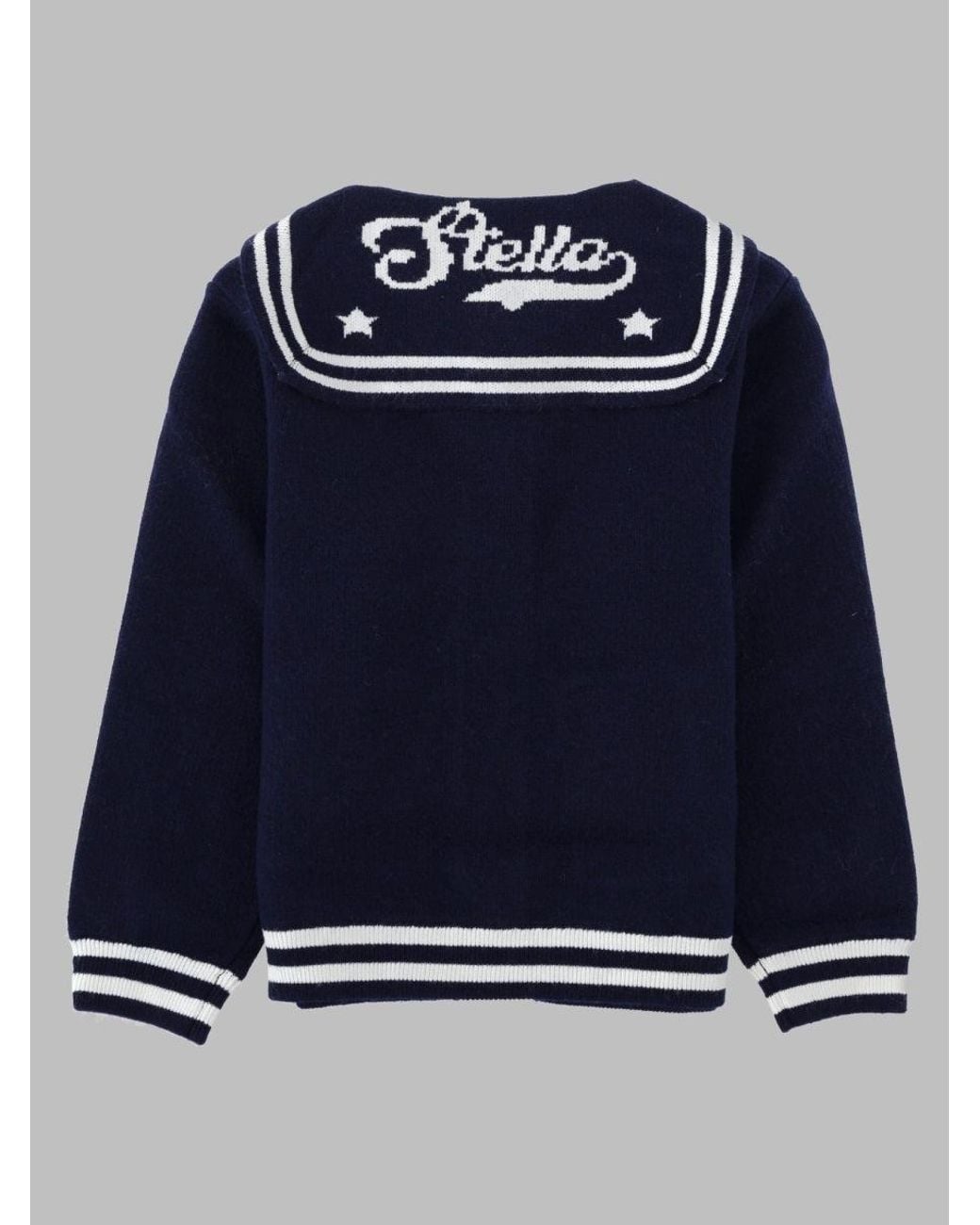 Stella McCartney Blue Knit Cardigan