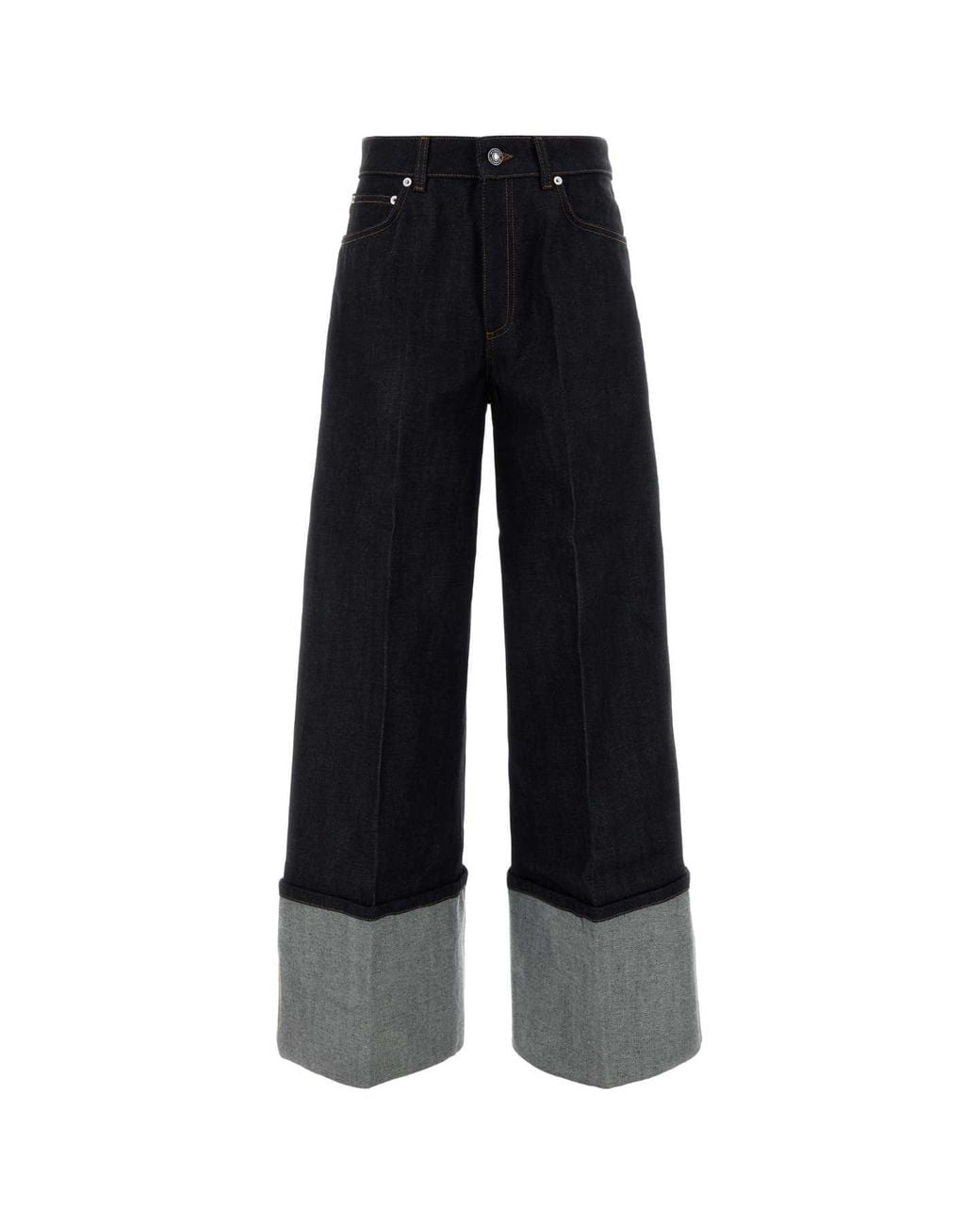 Givenchy Black Denim Wide-leg Jeans