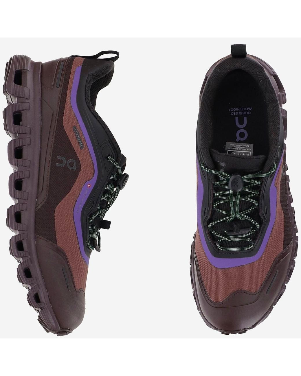 On Shoes Purple Cloud Geo Wp Sneakers