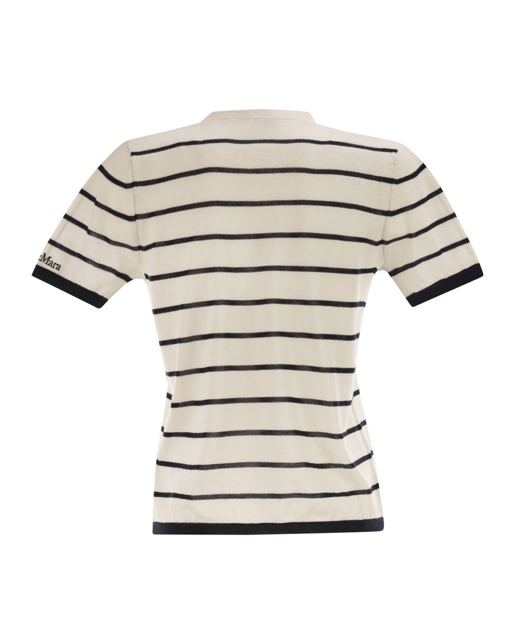 Max Mara White Mxpfavetta Cashmere And Silk Knit Jumper
