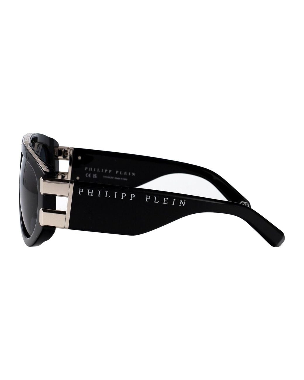Philipp Plein Black Sunglasses