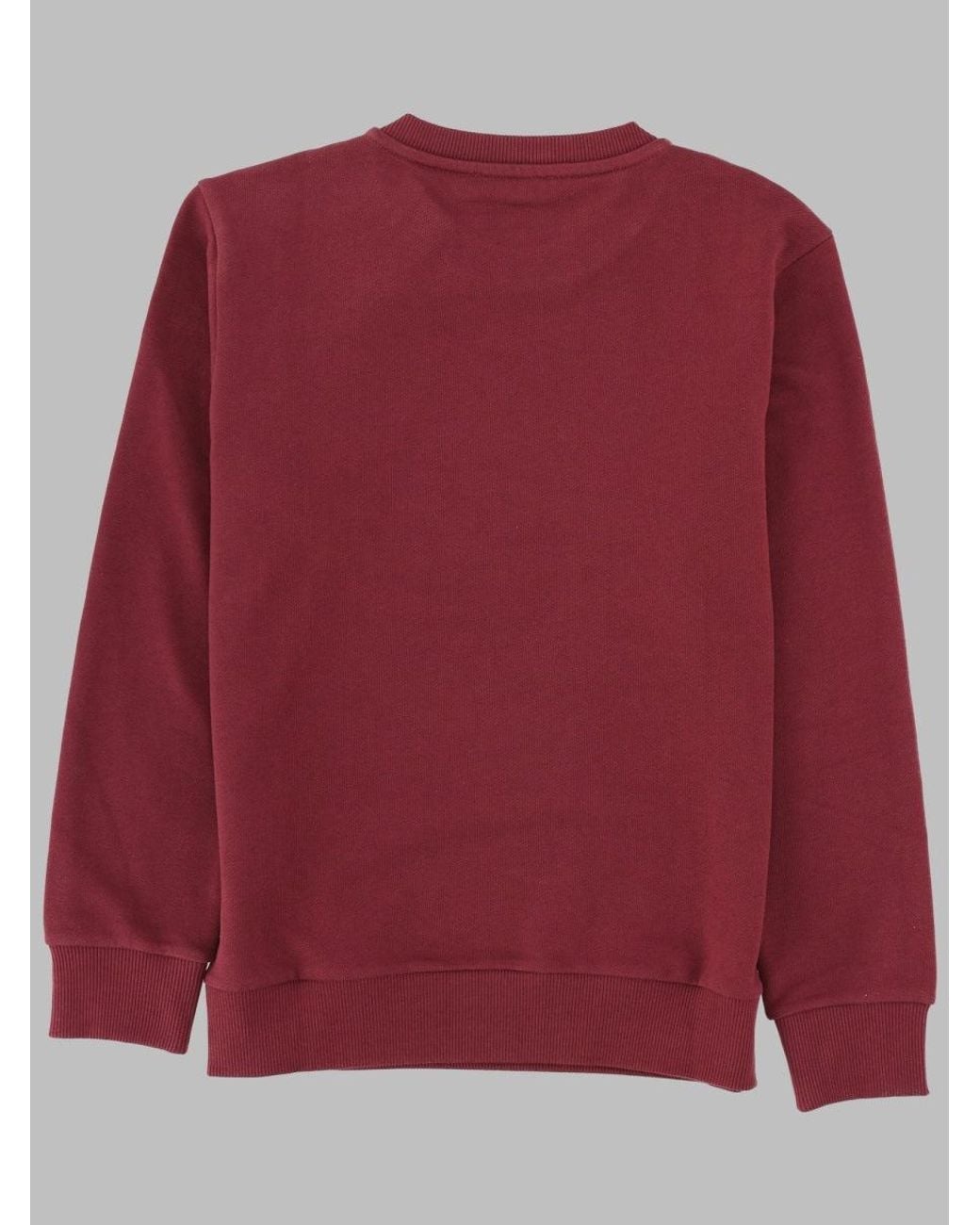 Balmain Red Kids' Mini Logo Fleece Sweatshirt