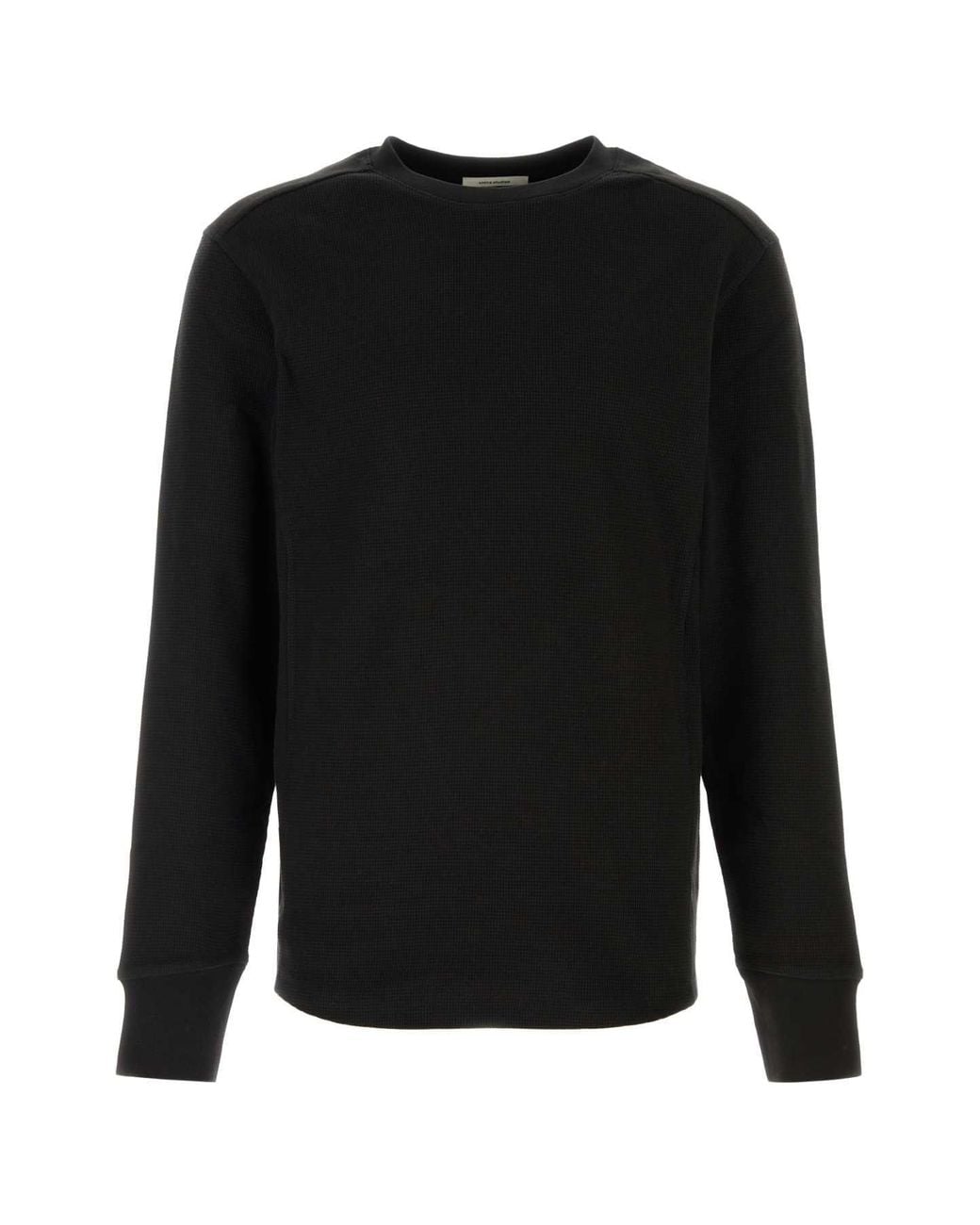 Entire studios Black Cotton Sweatshirt