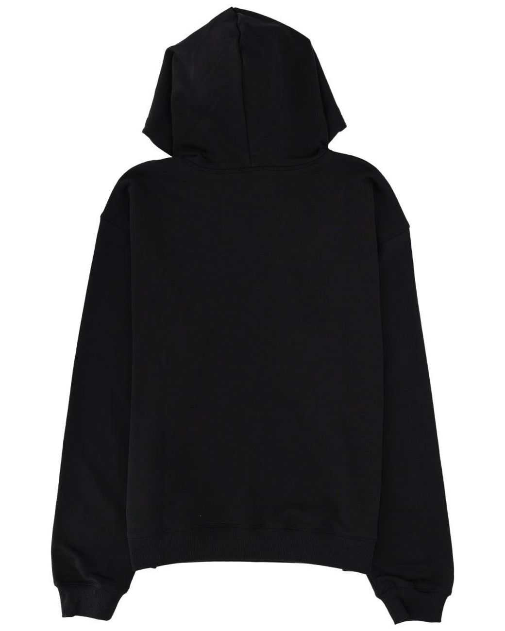DIESEL Black Felpa -Norm-Hood-Iod" for men