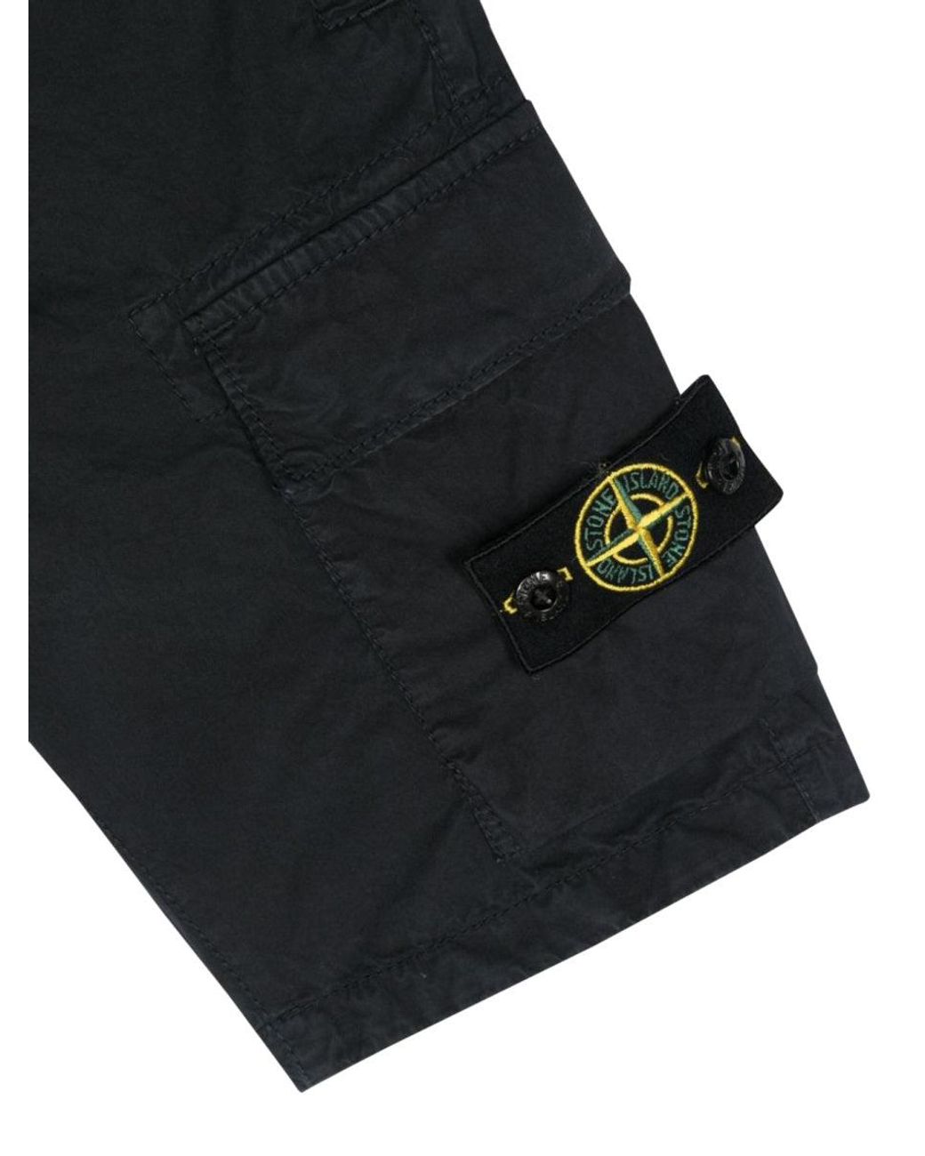 Stone Island White Bermuda Regular