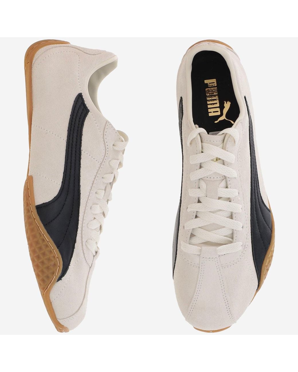 PUMA White K Street Sneakers