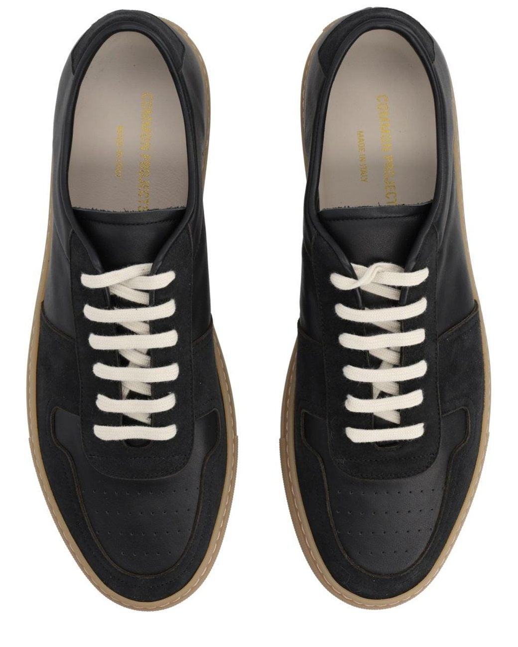 Common Projects Black Solid Sneakers for men