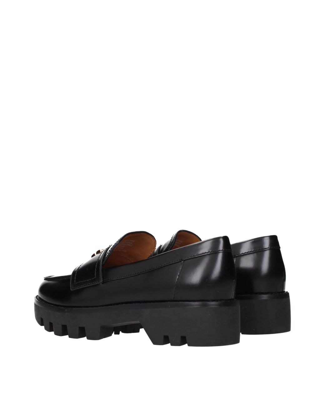 Tory Burch Black Moccasins Skinned