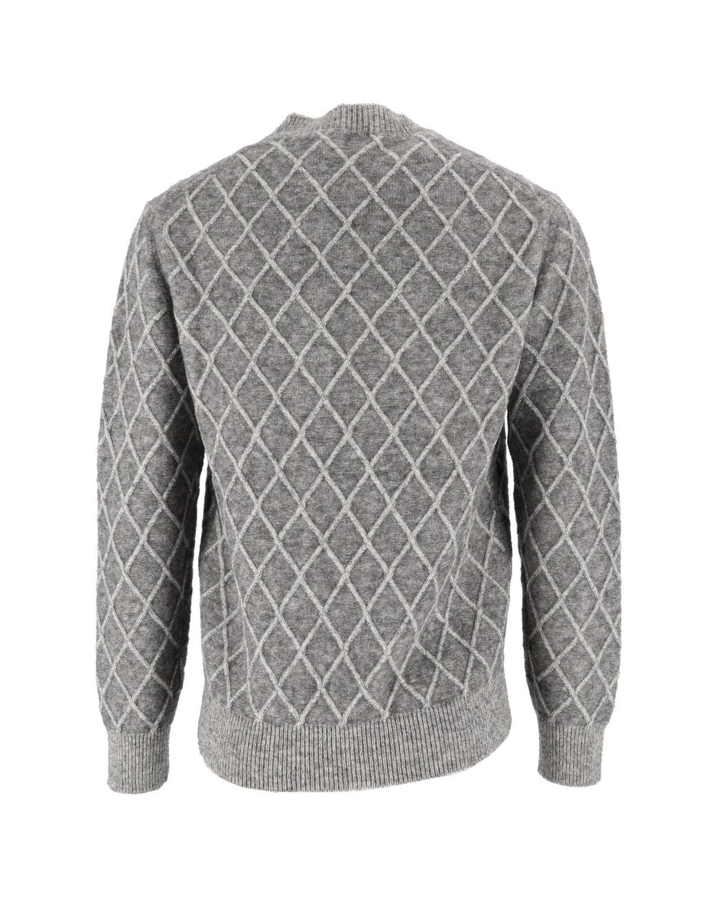 Ballantyne Gray R Neck Pullover
