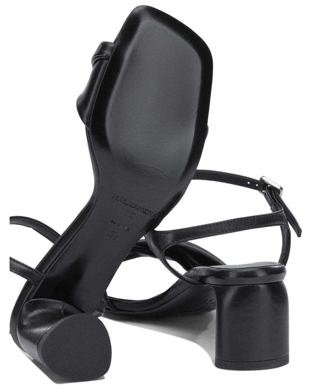 Halmanera Black Sandals