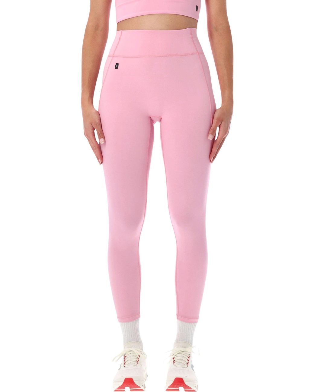 On Shoes Pink High-Waisted Performance Leggings