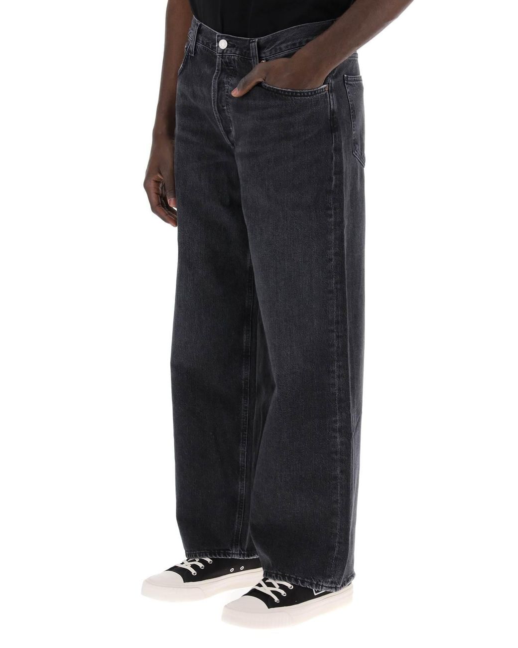 Agolde Blue Baggy Slung Jeans for men