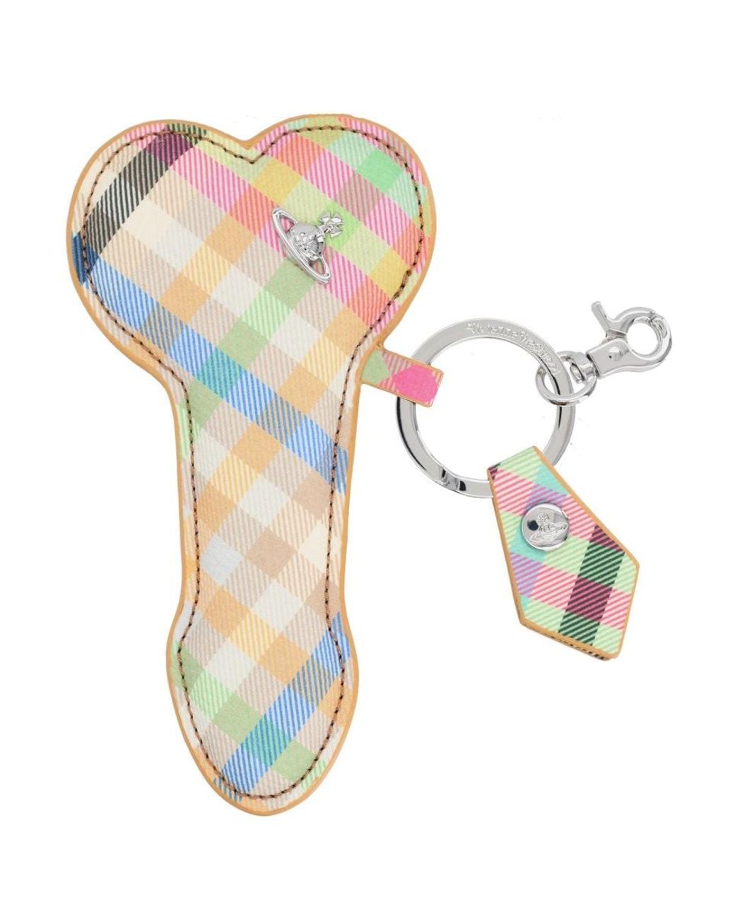 Vivienne Westwood White Keychain "Penis"