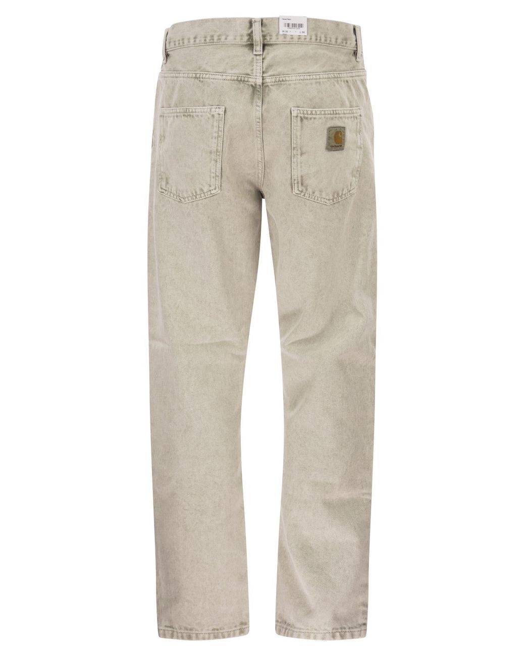 Carhartt Natural 5-Pocket Denim Trousers