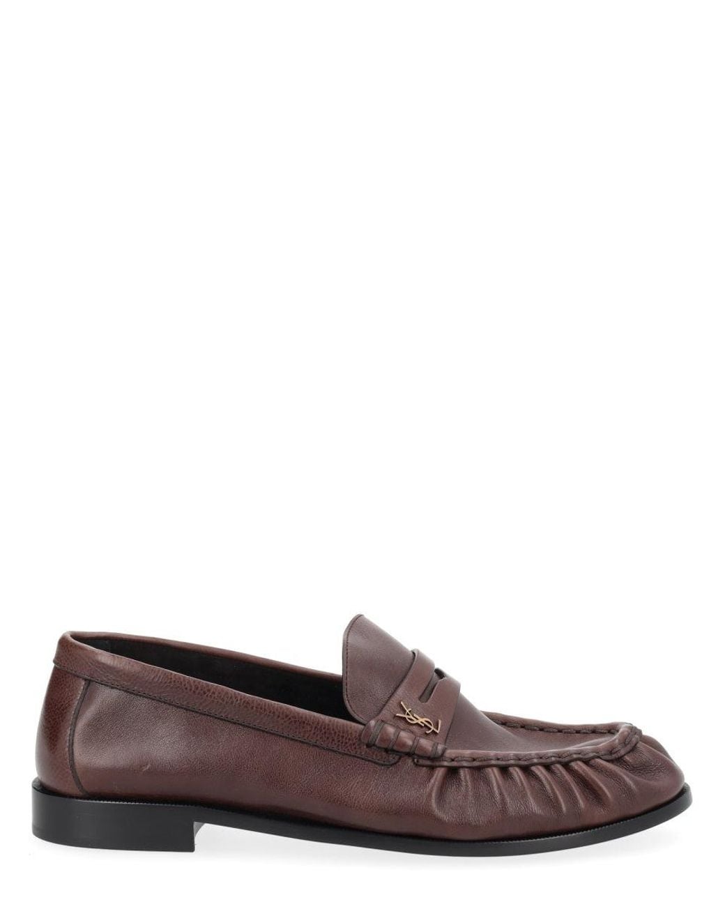 Saint Laurent Brown Mocassino "Le Loafer"