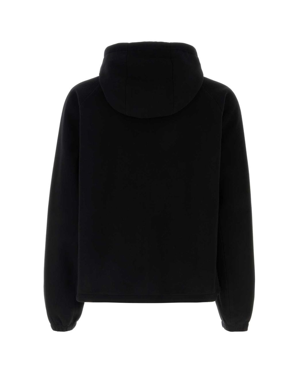 Prada Black Logo Hood Jacket for men
