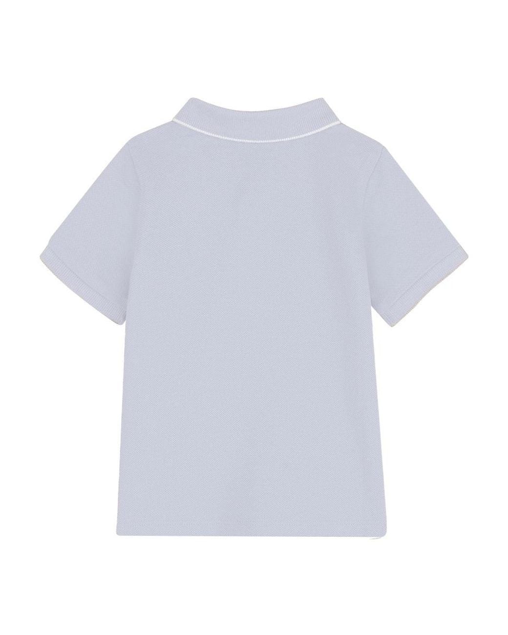 Boss White Polo Maniche Corte