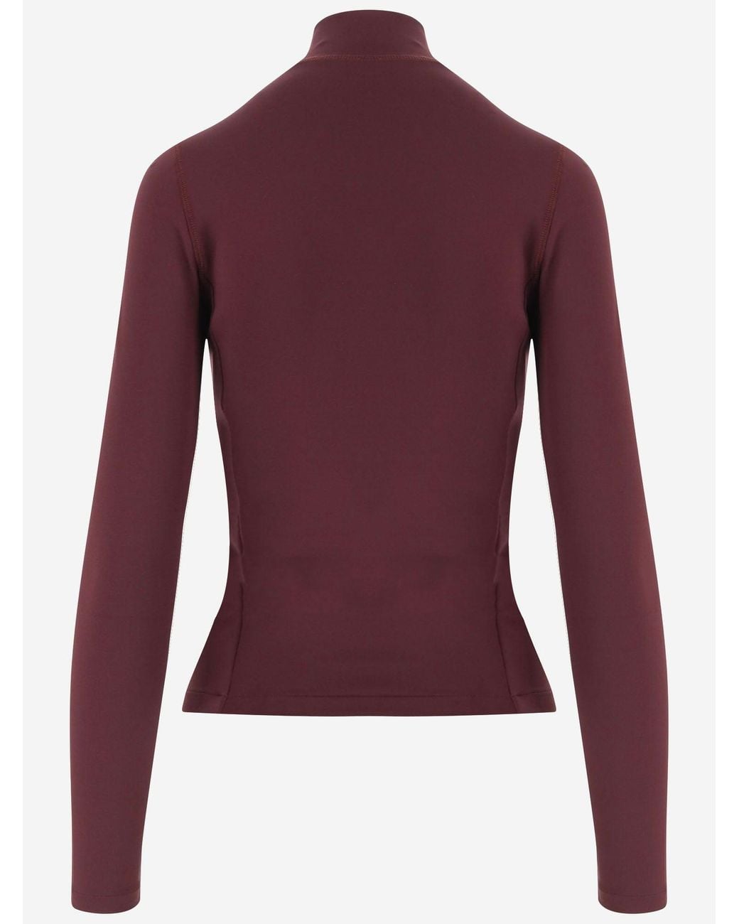 Autry Purple Stretch Nylon Sweatshirt With Logo