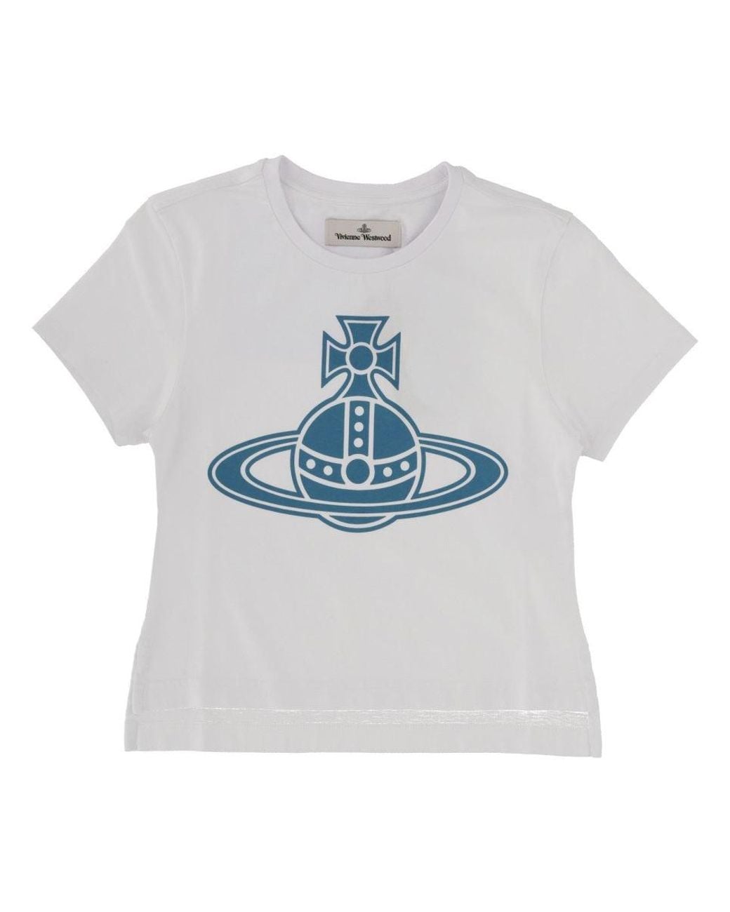 Vivienne Westwood Gray "Paris Orb Mini" T-Shirt