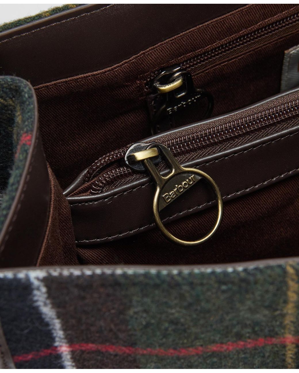 Barbour Black Turnberry Tartan Tote