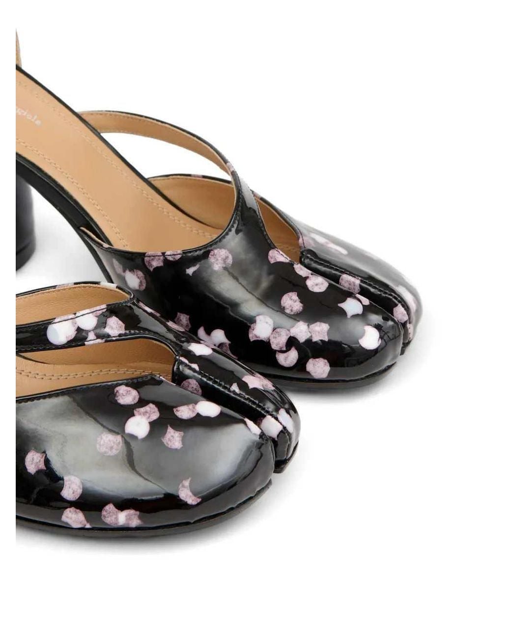 Maison Margiela White Printed Pumps