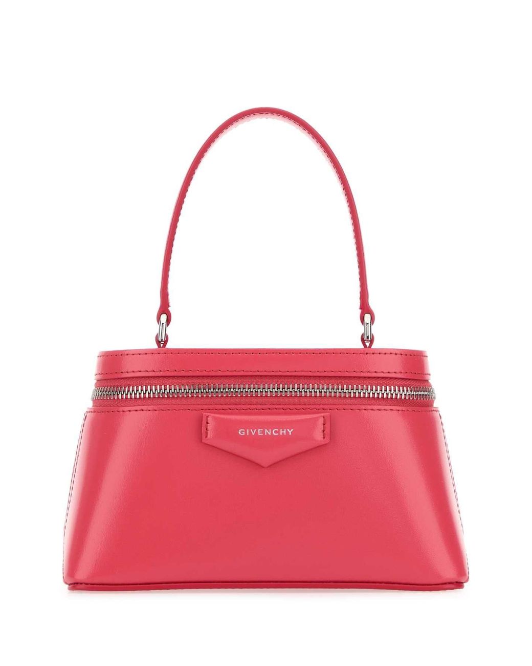 Givenchy Red Fuchsia Leather Antigona Handbag