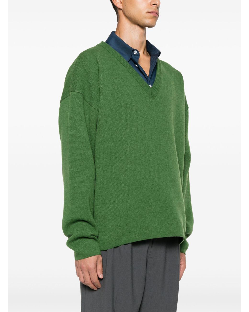 Paura Angst Onelia gegen Neckpullover in Green für Herren