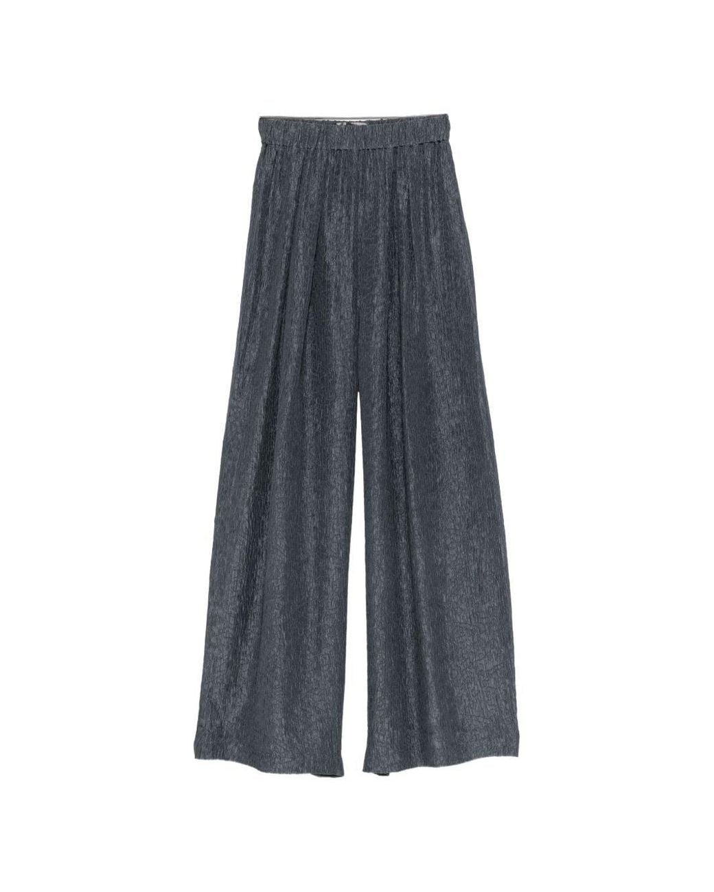 Cortana Blue Anhelo Wool Trousers