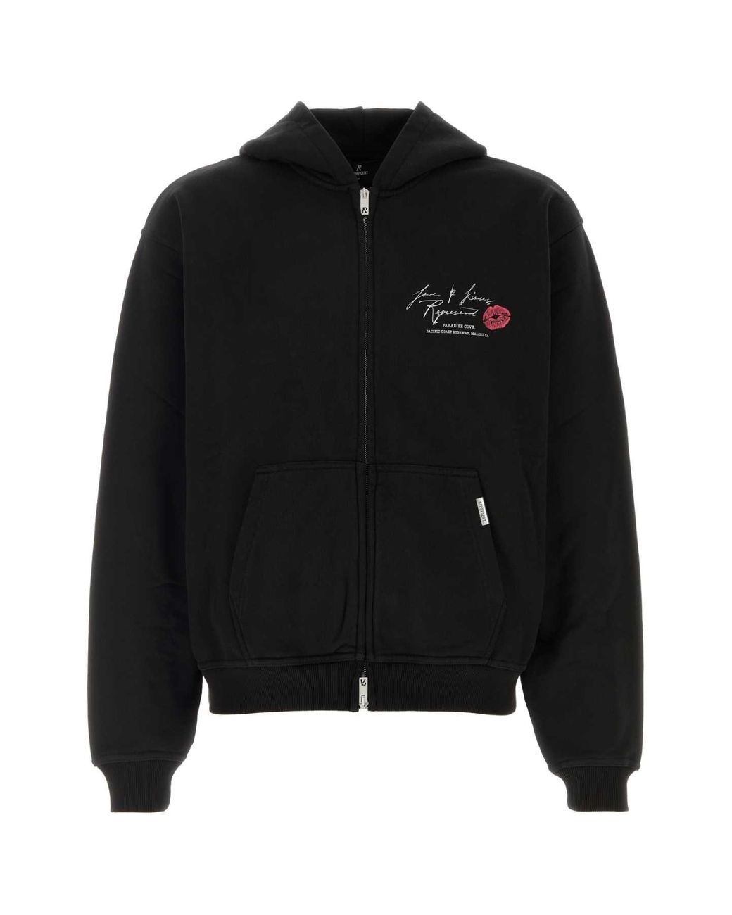 Represent Black Love And Kisses Zip Throu for men
