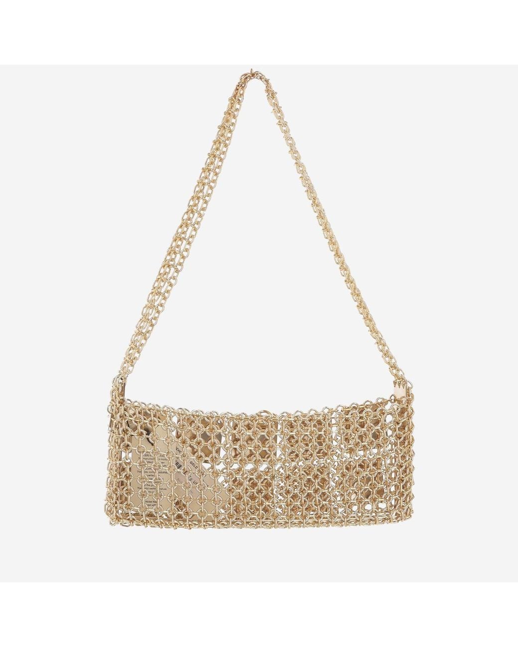 Silvia Gnecchi Metallic Bag With Reflective Panels