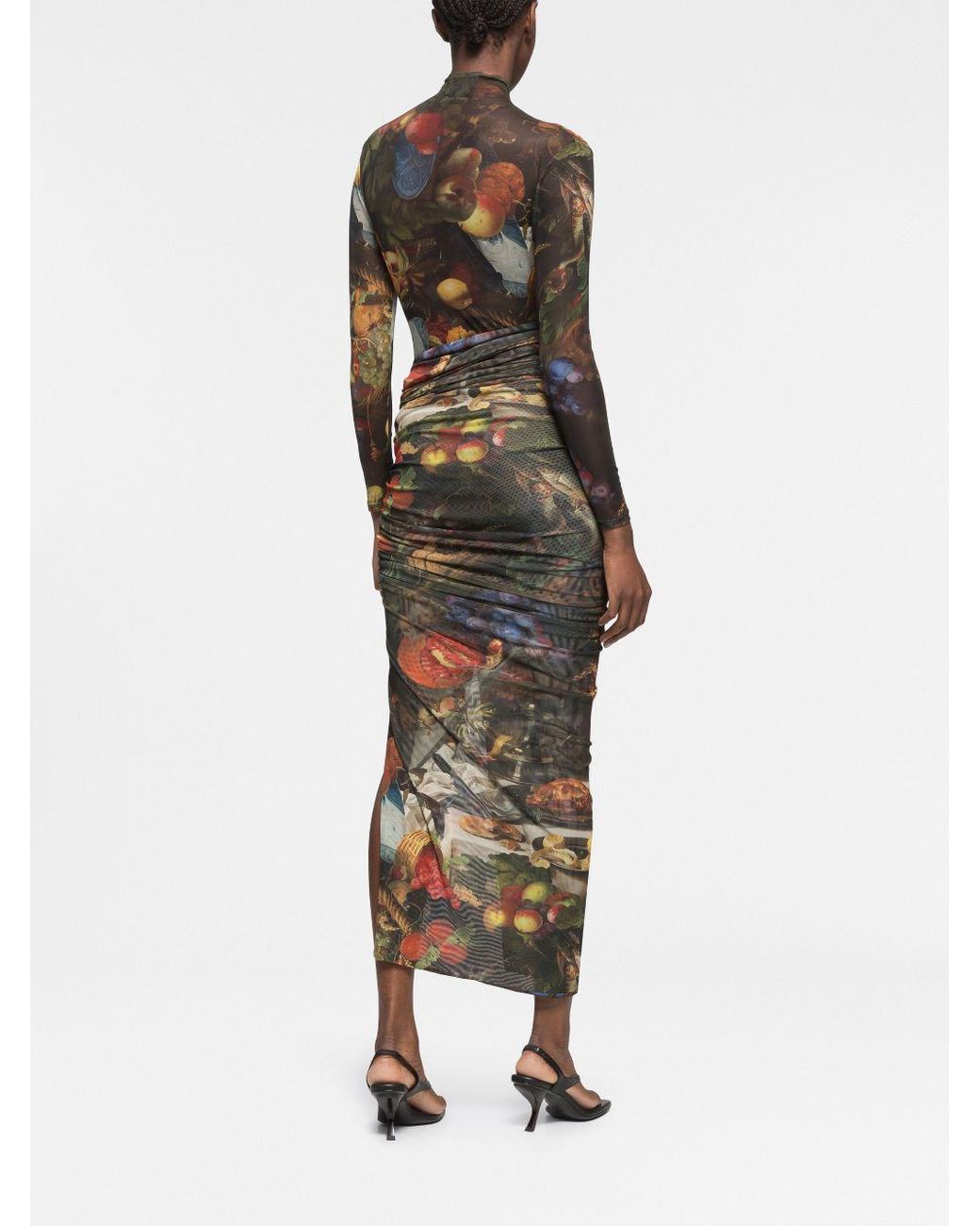 Az Factory By Ester Manas Black Side Slit Long Skirt