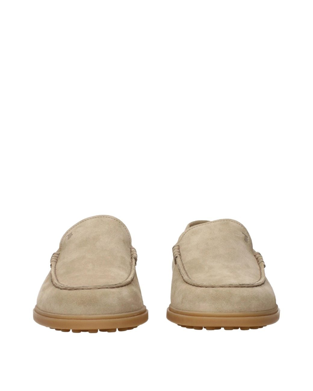 Tod's Natural Mocassini Camoscio/Clear Tobacco (Also Known As Camoscio)