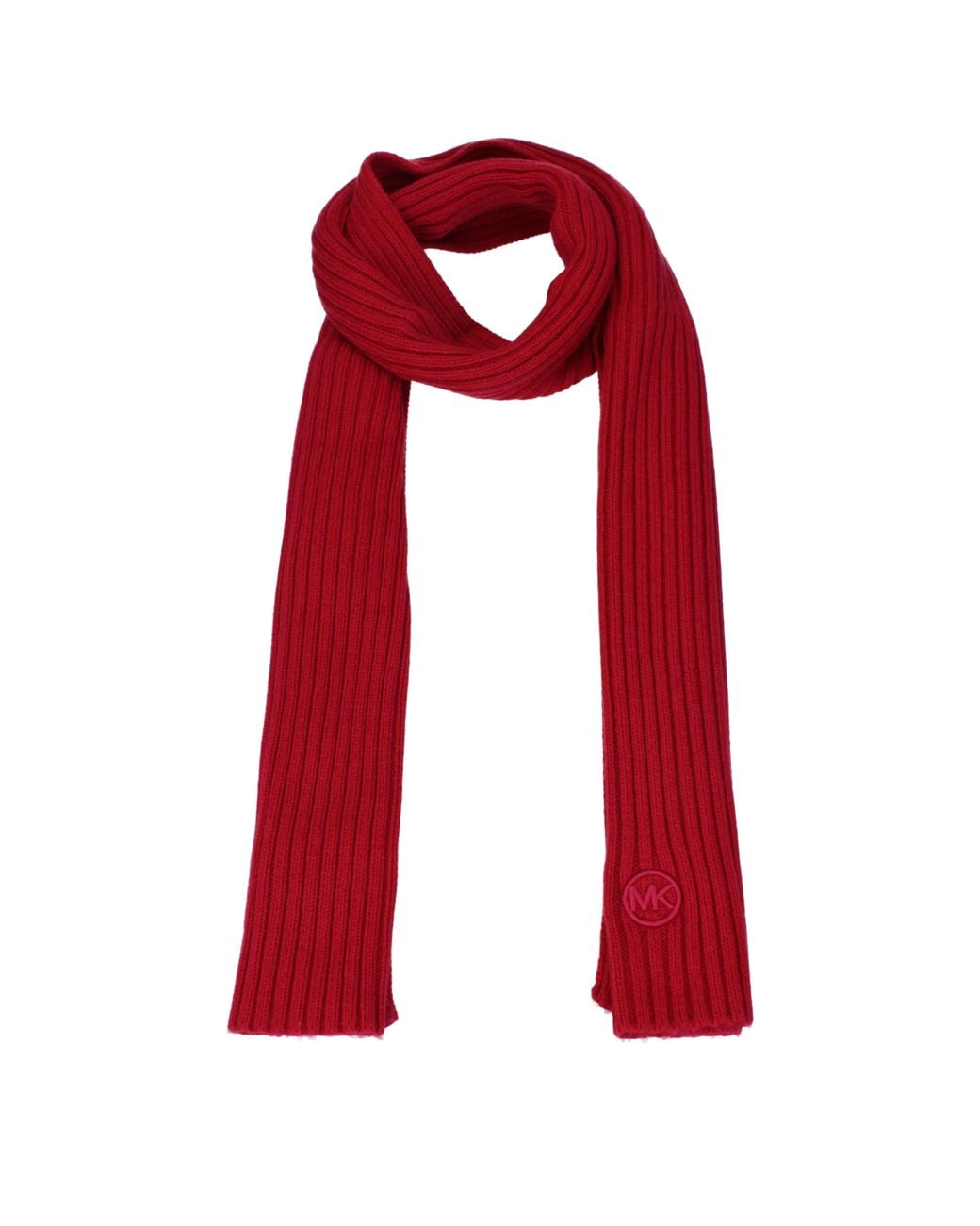 Michael Kors Red Scarves Polyester Fuchsia/Cyclamen
