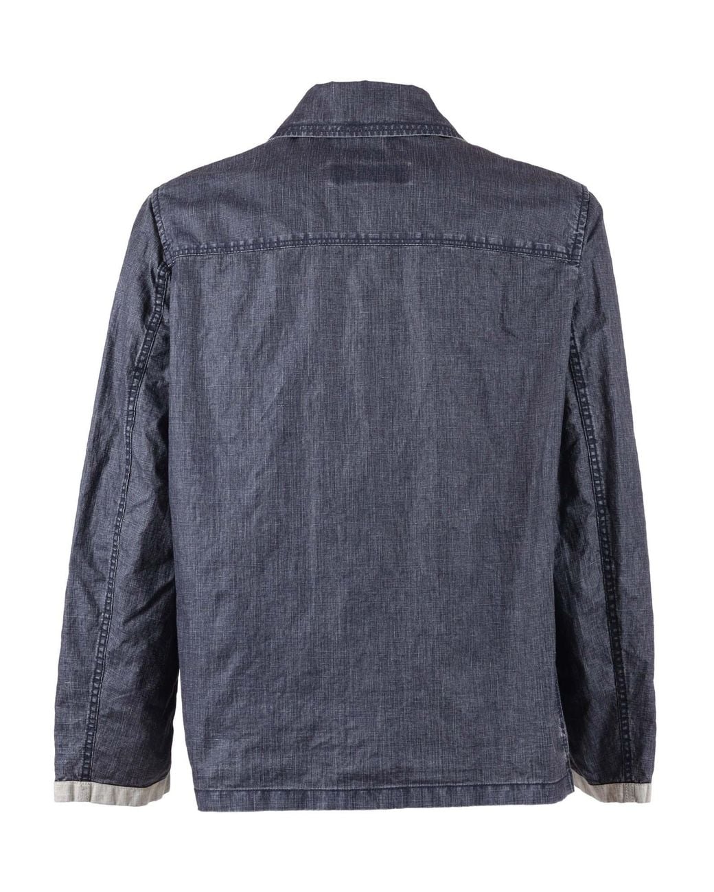 Fay Blue 4 Ganci Archive Coat Linen Jacket