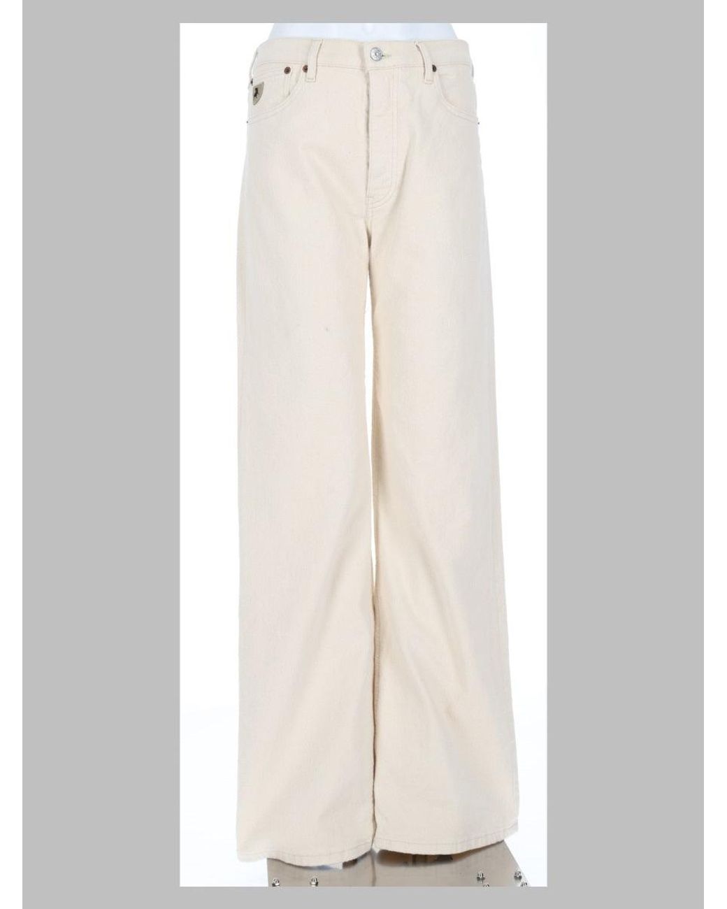 Lois White Wide Leg Jeans