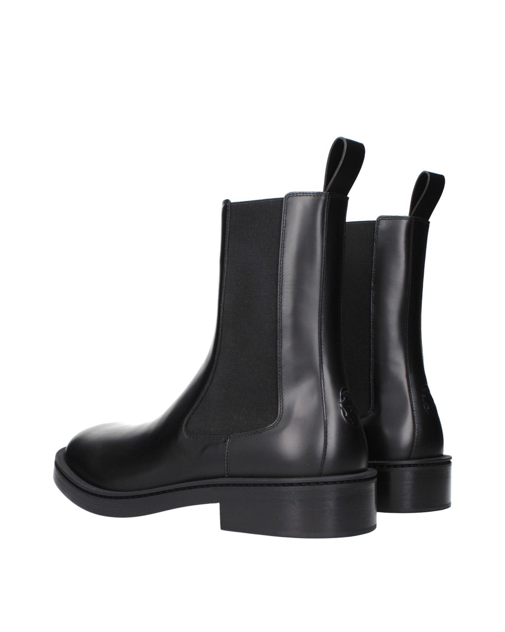 Alexander McQueen Black Alexander Mc Queen Boots Leather