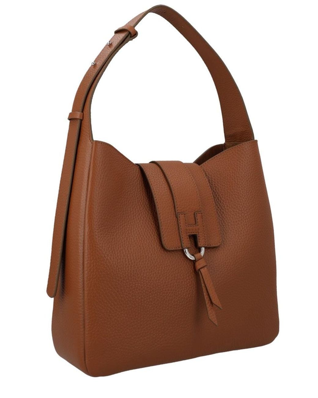 Hogan Brown Trend Hobo Bag For