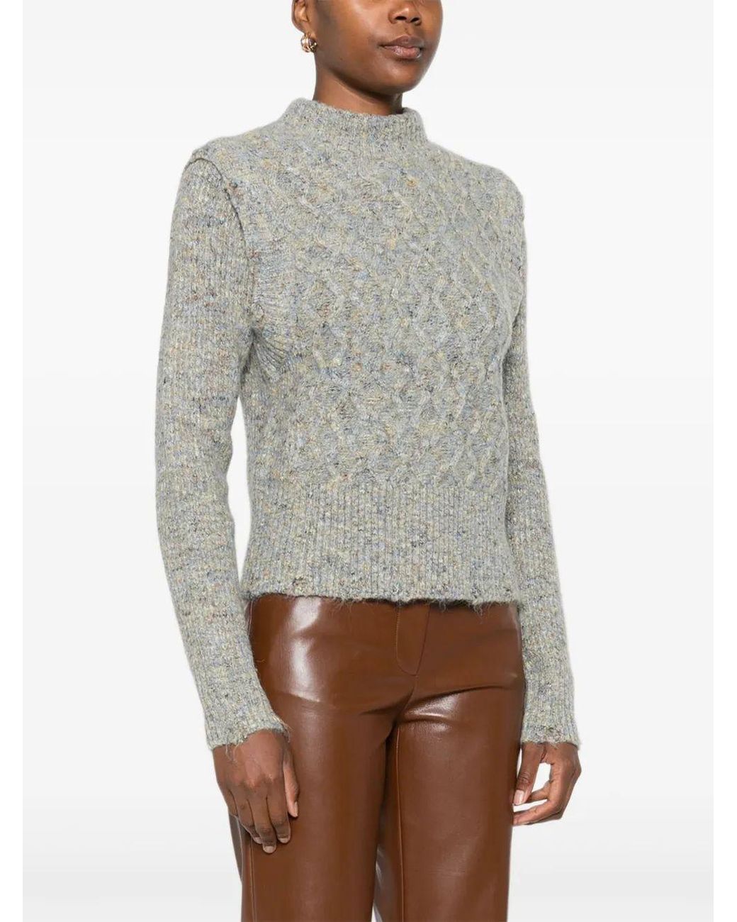 Pinko Gray Proud Mary Maglia Muline
