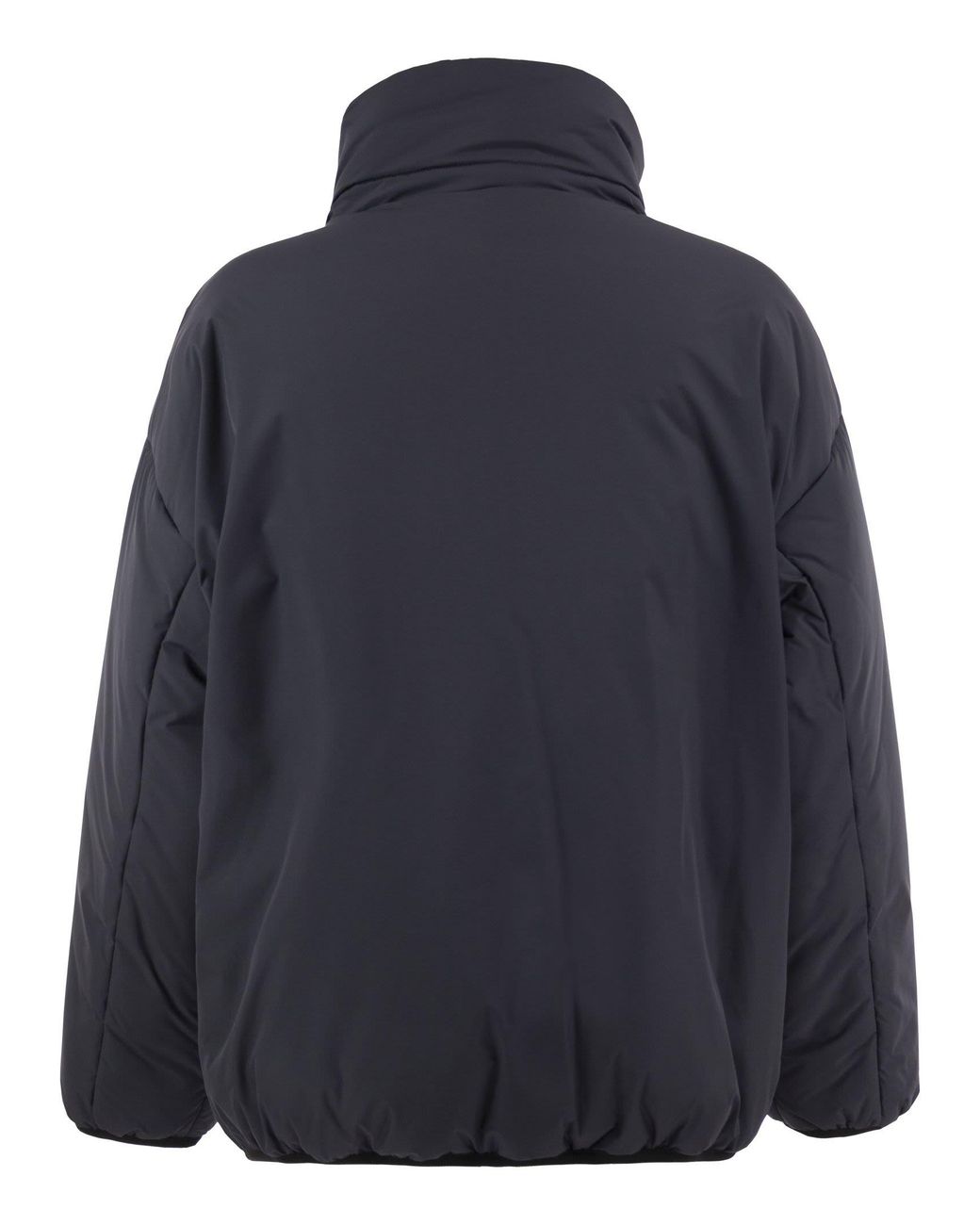 Fay Blue Padded Nylon Jacket With Hooks