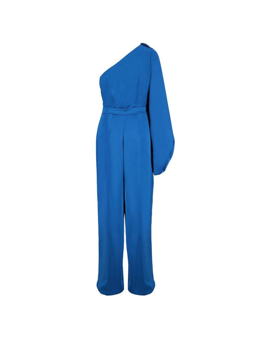Stella McCartney Blue Satin Long Jumpsuit